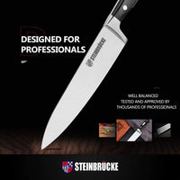 8 inch Chef Knife Forgged German Stainless Steel - Bravex