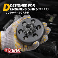 Go Kart Centrifugal Clutch 3/4" Bore 10 Tooth for #40/41/420 Chain 6.5HP - Bravex