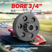 Go Kart Centrifugal Clutch 3/4" Bore #35 Chain 12 Tooth Mini Bike - Bravex