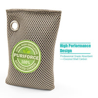 Coconut Charcoal Air Purifying Bag 4 X 7 Ounces/200g Real Activated Carbon - Bravex
