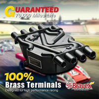 Chevrolet Ignition Distributor Cap & Rotor GMC 5.0L & 5.7L V8 - Bravex