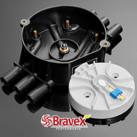 Chevrolet Ignition Distributor Cap & Rotor GMC 4.3L V6 - Bravex
