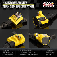 Ford Lincoln Mercury DG508 Ignition Coils Pack 15% More Energy - Bravex