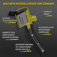 Ford Lincoln Mercury DG508 Ignition Coils Pack 15% More Energy - Bravex