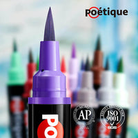 Refillable Watercolor Brush Pens - Set of 24