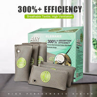 Coconut Charcoal Air Purifying Bags 6 X 7 Oz./200g 300% Absorbing Efficiency - Bravex