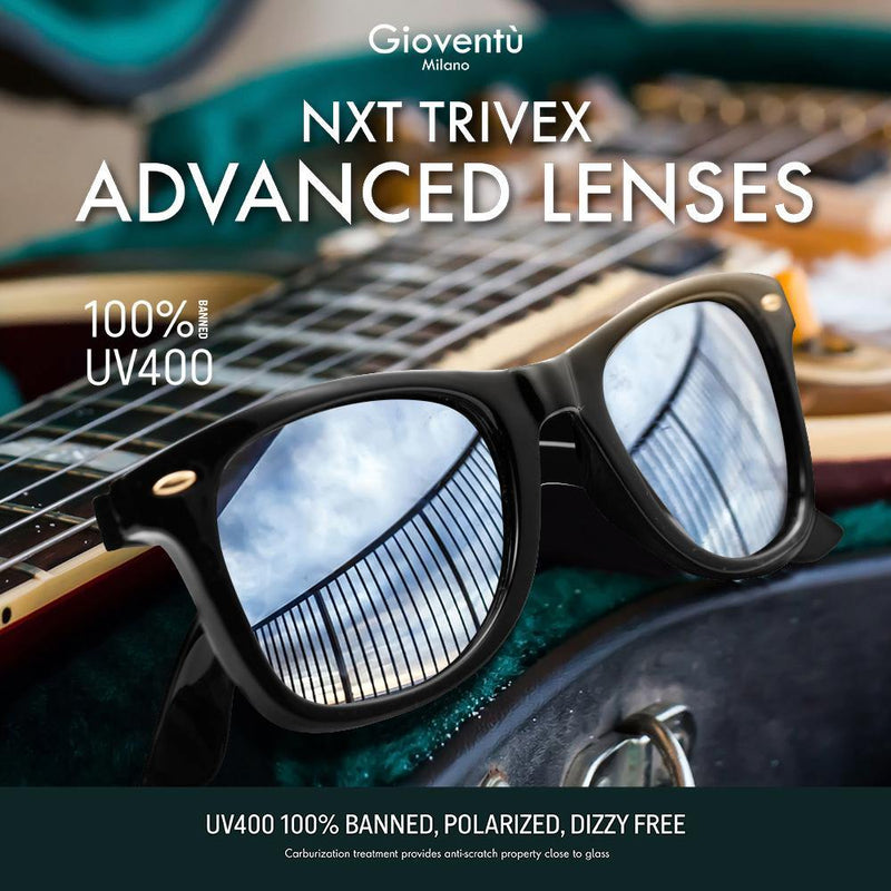Polarized Wayfarer Sunglasses for Men Women - Bravex