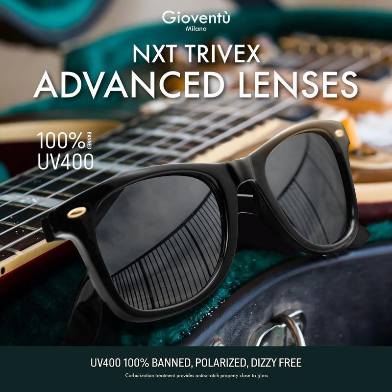 Polarized Wayfarer Sunglasses for Men Women - Bravex
