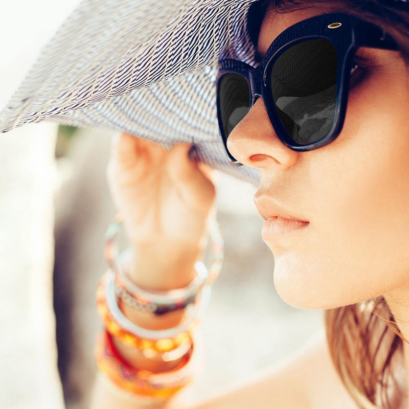 Polarized Wayfarer Sunglasses for Men Women - Bravex