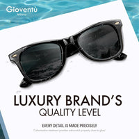 Polarized Wayfarer Sunglasses for Men Women - Bravex