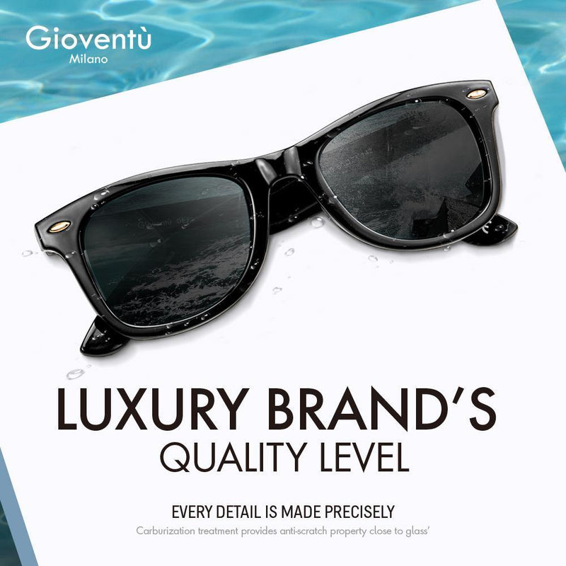Polarized Wayfarer Sunglasses for Men Women - Bravex
