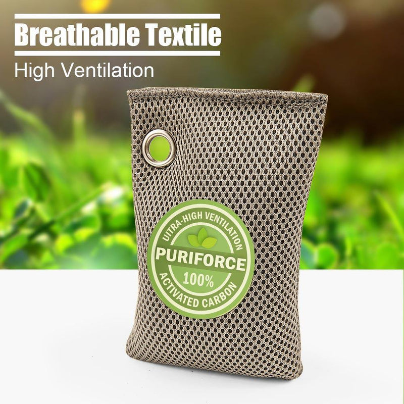 Coconut Charcoal Air Purifying Bag 4 X 7 Ounces/200g Real Activated Carbon - Bravex