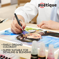 Refillable Watercolor Brush Pens - Set of 24